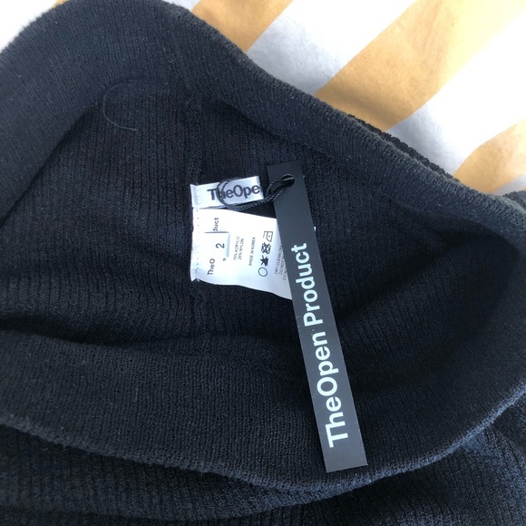 NWT TheOpen Product Cut Out Knit Pants - Picture 5 of 7